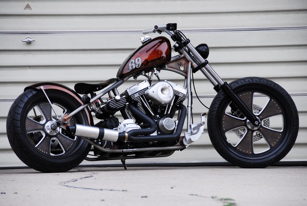 Кастом  Brass Balls 69 Chopper от Darwin Motorcycles
